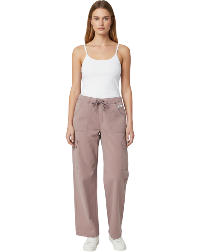 Hollister Pink Adjustable-Rise Baggy Cargo Pants