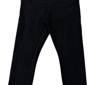 Lululemon Black High-Waist Cropped Leggings