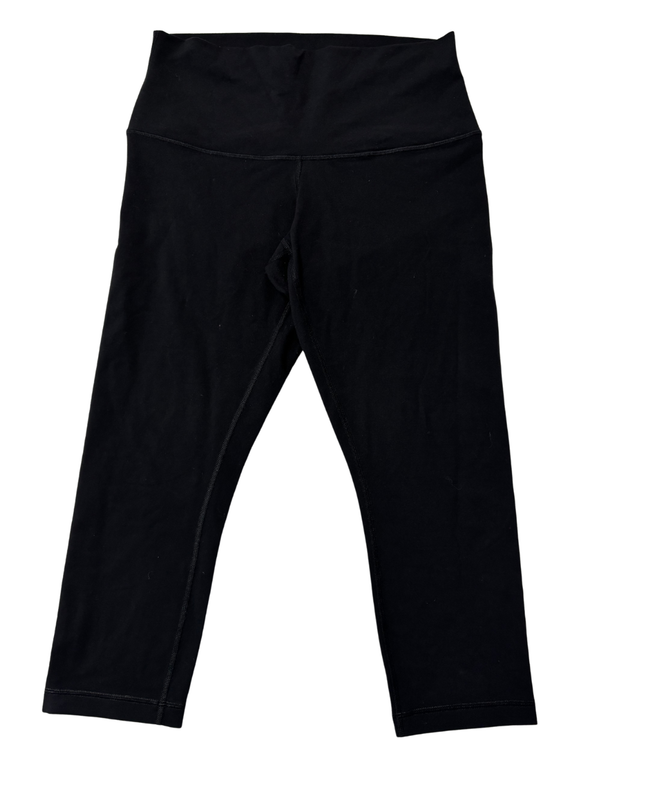 Lululemon Black High-Waist Cropped Leggings