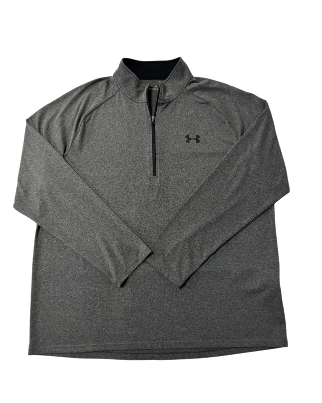 Under Armour Grey 1/4 Zip Heatgear Sports Upper