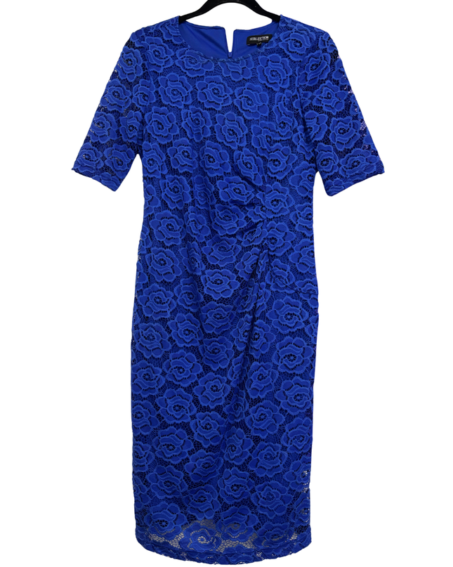 The Collection Debenhams Royal Blue Floral Lace Sheath Dress