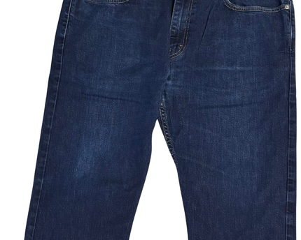 Levi's Dark Blue Straight Leg Denim Jeans