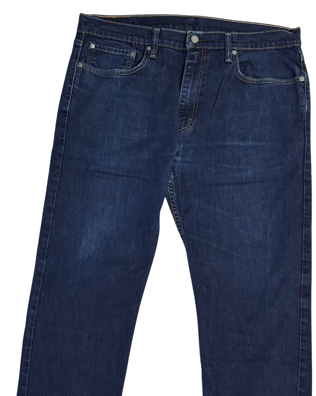 Levi's Dark Blue Straight Leg Denim Jeans
