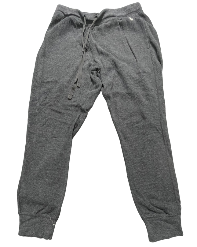 Polo Ralph Lauren Grey Textured Cotton Blend Joggers