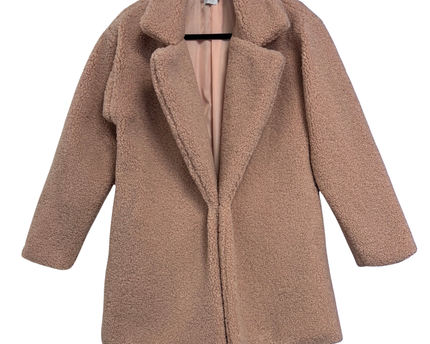 Polly Pink Teddy Faux Fur Coat