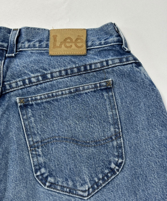 Lee High-Waisted Blue Tapered Leg Jeans