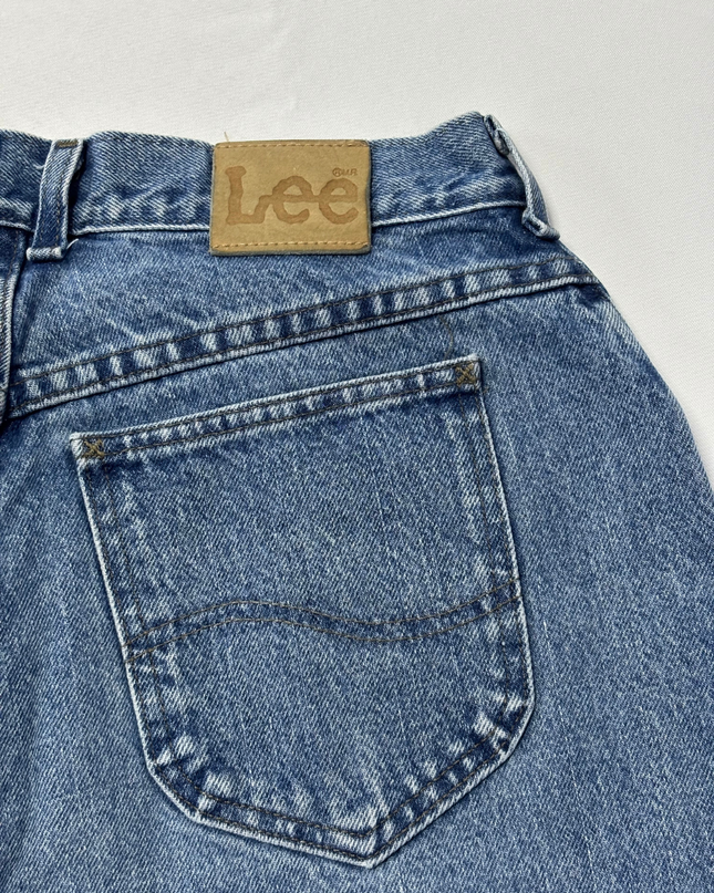 Lee High-Waisted Blue Tapered Leg Jeans