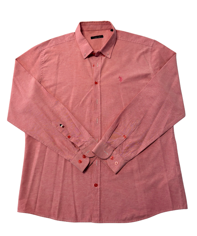 U.S. Polo Assn. Pink Long Sleeve Button-Down Shirt