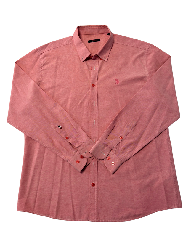 U.S. Polo Assn. Pink Long Sleeve Button-Down Shirt