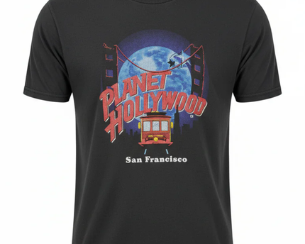 Planet Hollywood Black Vintage San Francisco Graphic Tee
