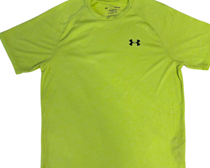 Under Armour Neon Yellow Tech Tee Sports T-Shirt