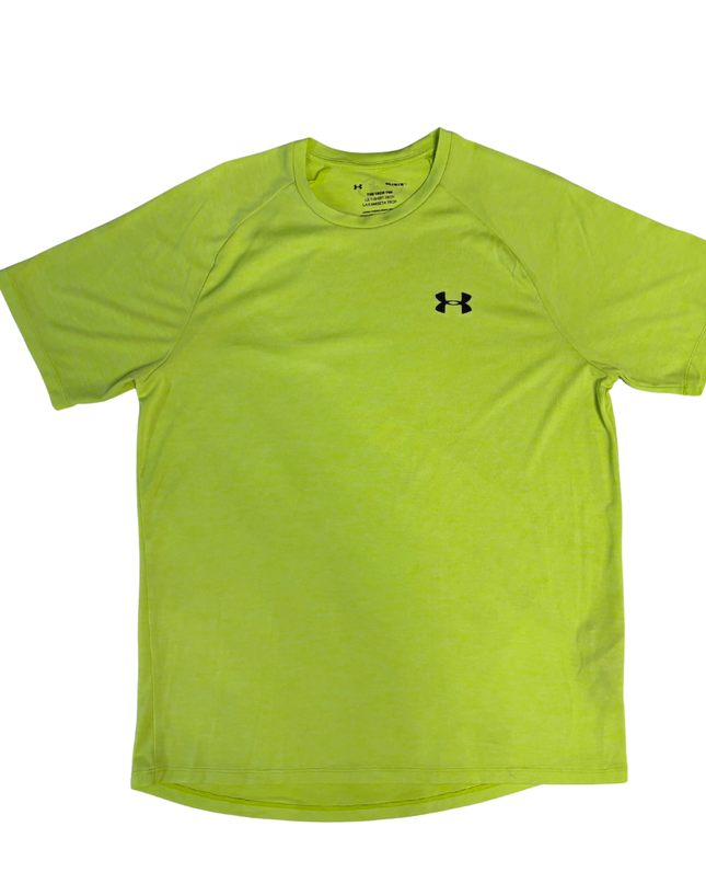 Under Armour Neon Yellow Tech Tee Sports T-Shirt