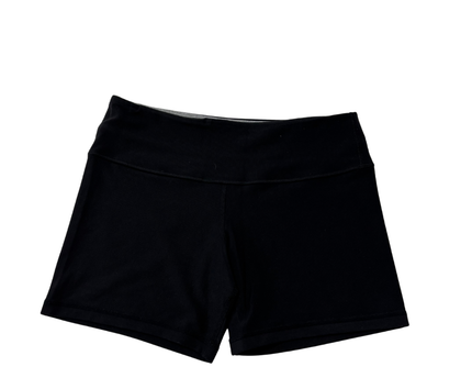 Lululemon Black High-Performance Tight Sports Shorts