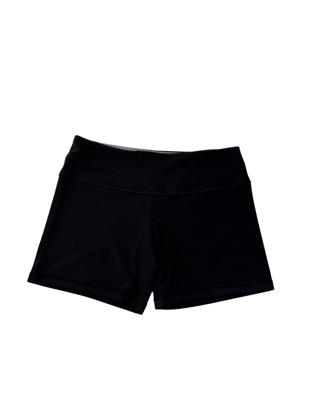 Lululemon Black High-Performance Tight Sports Shorts