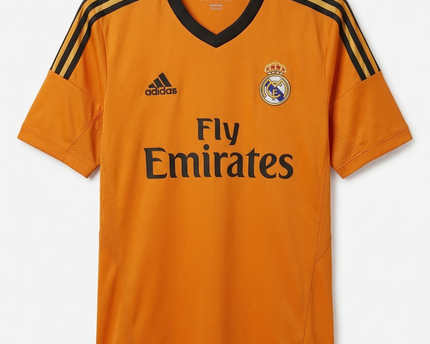 Adidas Orange Real Madrid 2013-14 Third Kit Football Jersey