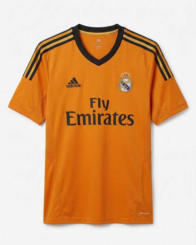Adidas Orange Real Madrid 2013-14 Third Kit Football Jersey