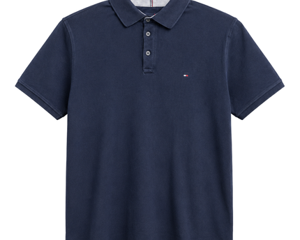 Tommy Hilfiger Navy Blue Slim Fit Stretch Polo Shirt
