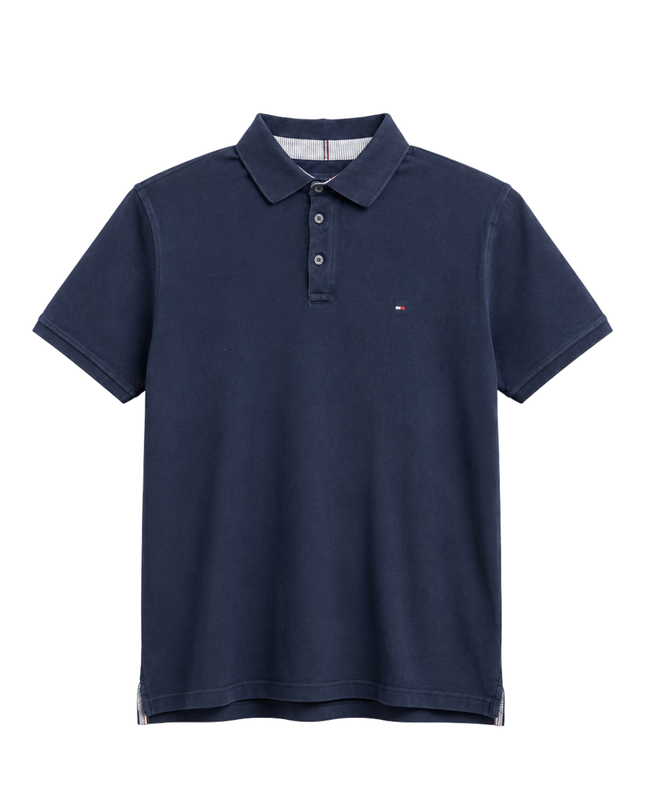 Tommy Hilfiger Navy Blue Slim Fit Stretch Polo Shirt