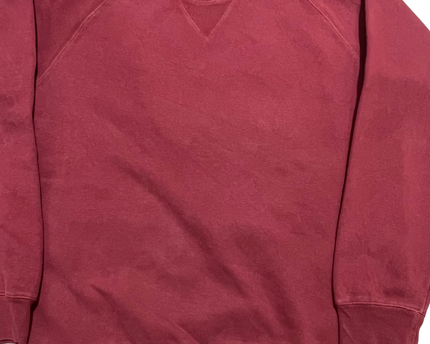 Carhartt WIP Maroon Raglan Sleeve Crewneck Sweatshirt