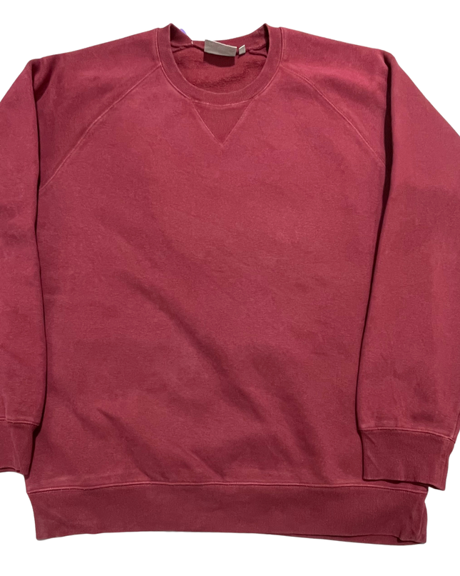 Carhartt WIP Maroon Raglan Sleeve Crewneck Sweatshirt