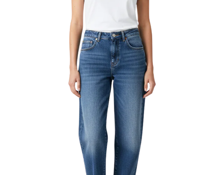 Zara Blue Straight Leg Denim Jeans