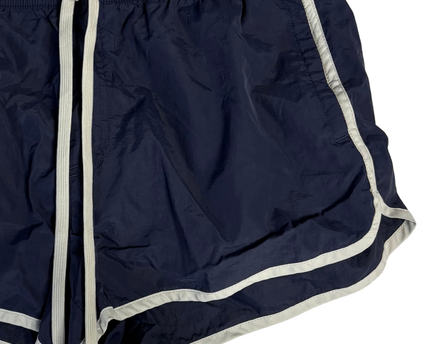American Eagle Navy Blue Retro Dolphin Trim Sports Shorts