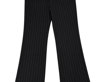 H&M Black Pinstripe Tailored Dress Pants