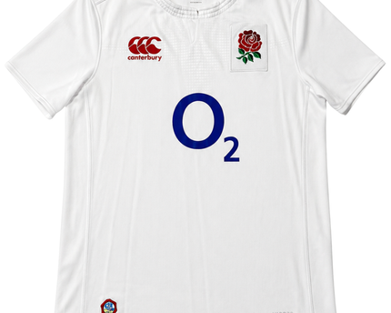 Canterbury England Rugby O2 White Jersey