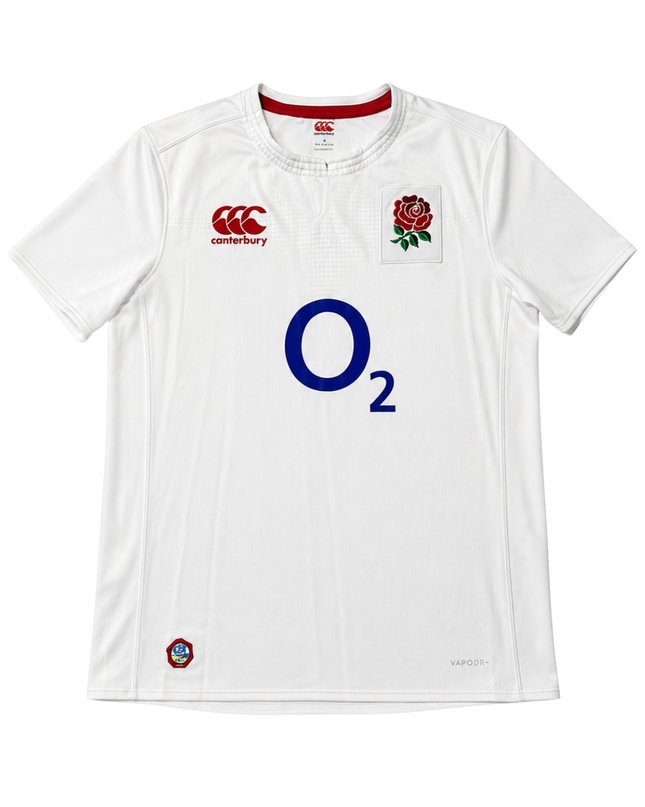 Canterbury England Rugby O2 White Jersey