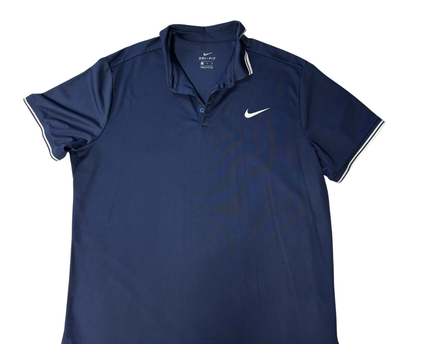 Nike Navy Blue Dri-FIT Performance Sports Polo