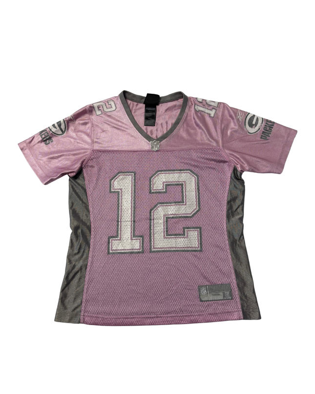 NFL Pink Green Bay Packers #12 Aaron Rodgers NFL Jersey