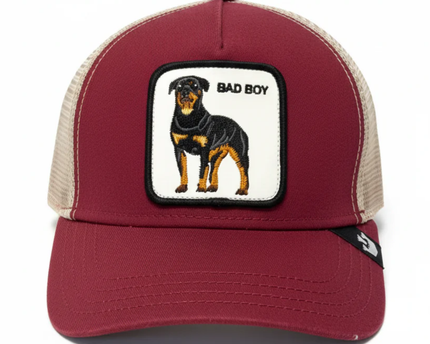 Goorin Bros. Burgundy Bad Boy Rottweiler Trucker Cap