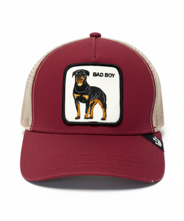 Goorin Bros. Burgundy Bad Boy Rottweiler Trucker Cap