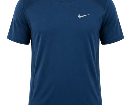 Nike Blue Performance Dri-FIT Mesh Panel Running Sports T-Shirt