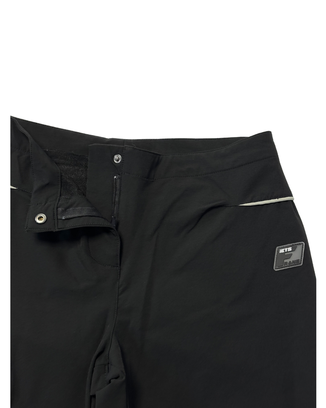 Iets Frans Black Sporty Bootcut Technical Pants