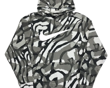 Nike Gray Dri-FIT Camo Hoodie