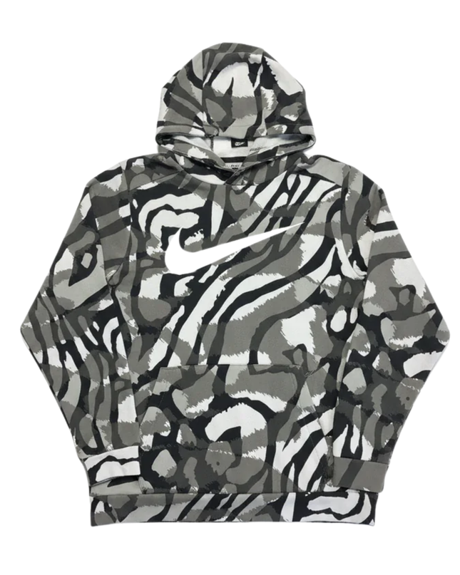 Nike Gray Dri-FIT Camo Hoodie