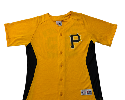 Majestic Yellow Pittsburgh Pirates Andrew McCutchen #22 Baseball Jersey