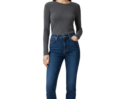 Levi's Premium 724 High Rise Straight Blue Jeans