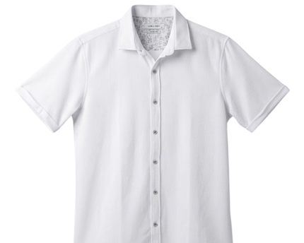 LCW Vision White Slim Fit Short Sleeve Shirt