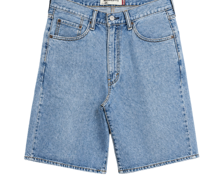 Levi's Light Blue Relaxed Fit 550 Denim Shorts