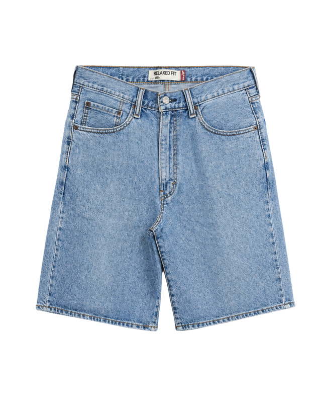 Levi's Light Blue Relaxed Fit 550 Denim Shorts