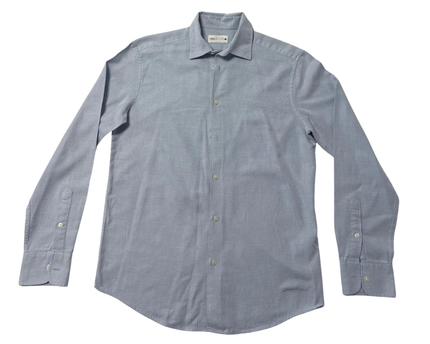 ZARA Light Blue Textured Shirt