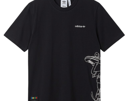 Adidas x Disney Black Goofy Skateboard Graphic Tee