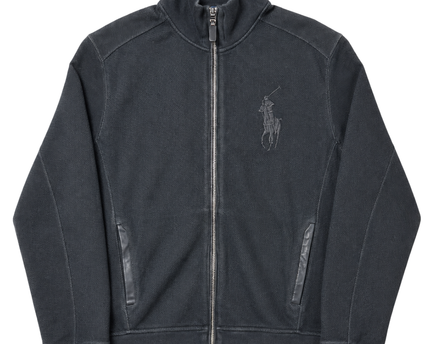 Polo Ralph Lauren Black Zip-Up Track Jacket