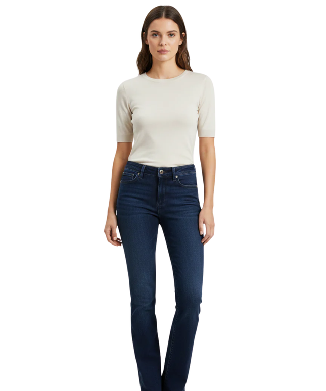 Levi's Dark Blue Demi Curve Bootcut Skinny Jeans