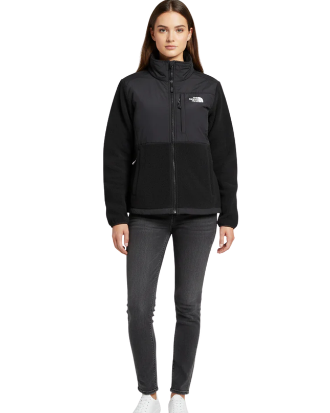 The North Face Black Polartec Fleece Zip-Up Jacket