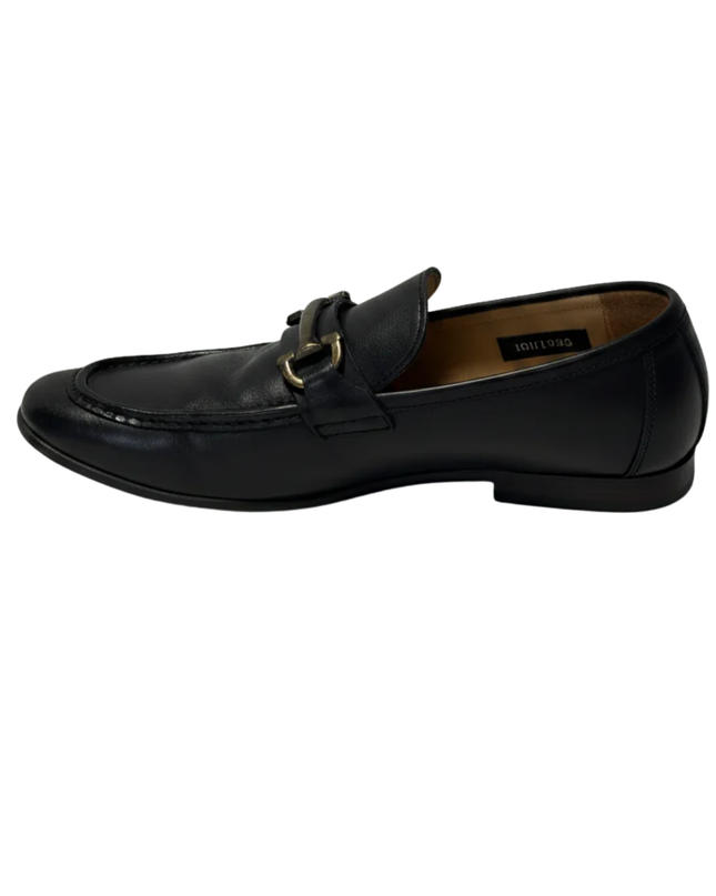 Aldo Men's Black Leather Bit Loafers
