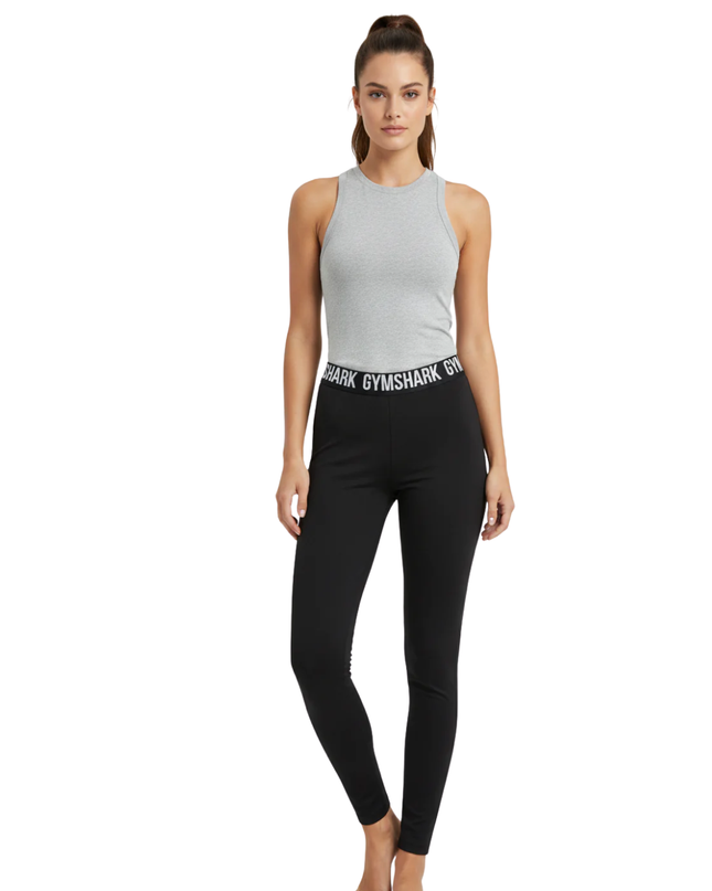Gymshark Black Seamless High-Waisted Performance Leggings