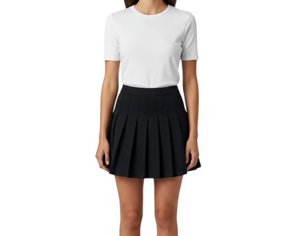 Hollister Black Pleated Ultra High-Rise Mini Skirt